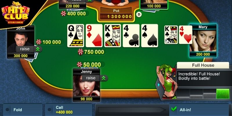 Luật chơi Poker Hitclub đơn giản và dễ hiểu cho newbie