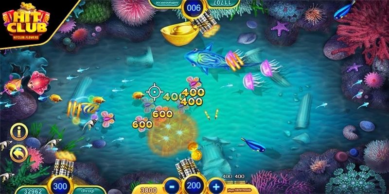 Nhắm săn mục tiêu khi cá tách khỏi bàn